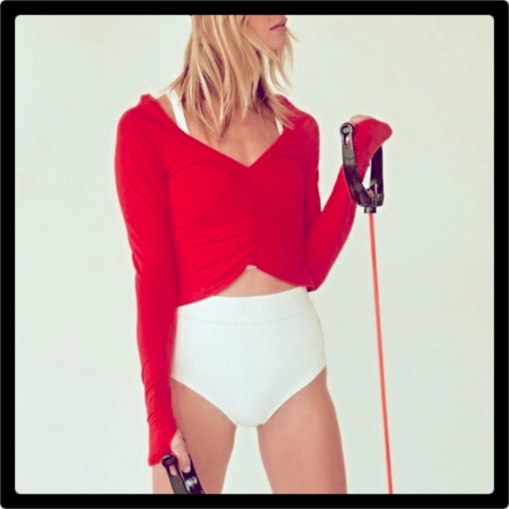 ❤️Free People Movement Courtside Long Sleeve Snapdragon Med ❤️ - Picture 8 of 9